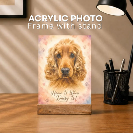 Acrylic Photo Frame with stand