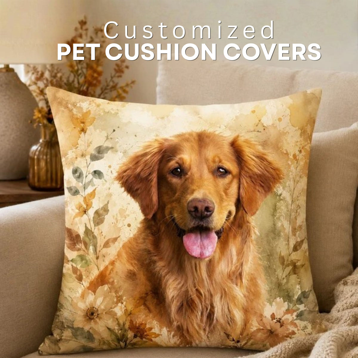 Customized Pet Cushion Covers
