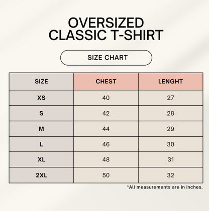 Unisex Custom Pet Oversized T-shirt
